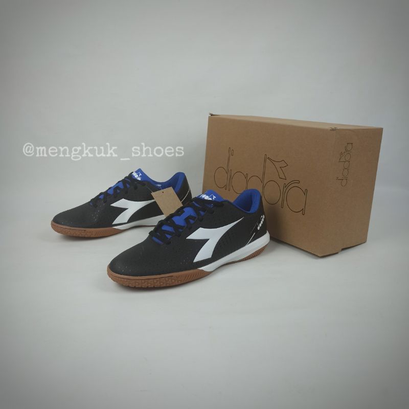 Diadora Pichichi 5 IDR Black Blue Original 100% BNIB - DIADORA FUTSAL SALE