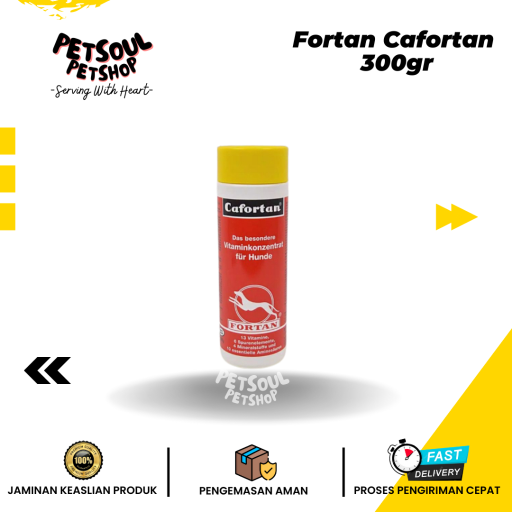 Fortan Cafortan 300gr/ Multi Vitamin Anjing