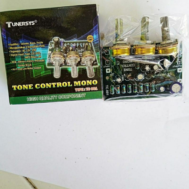 Tone control mono tunersy