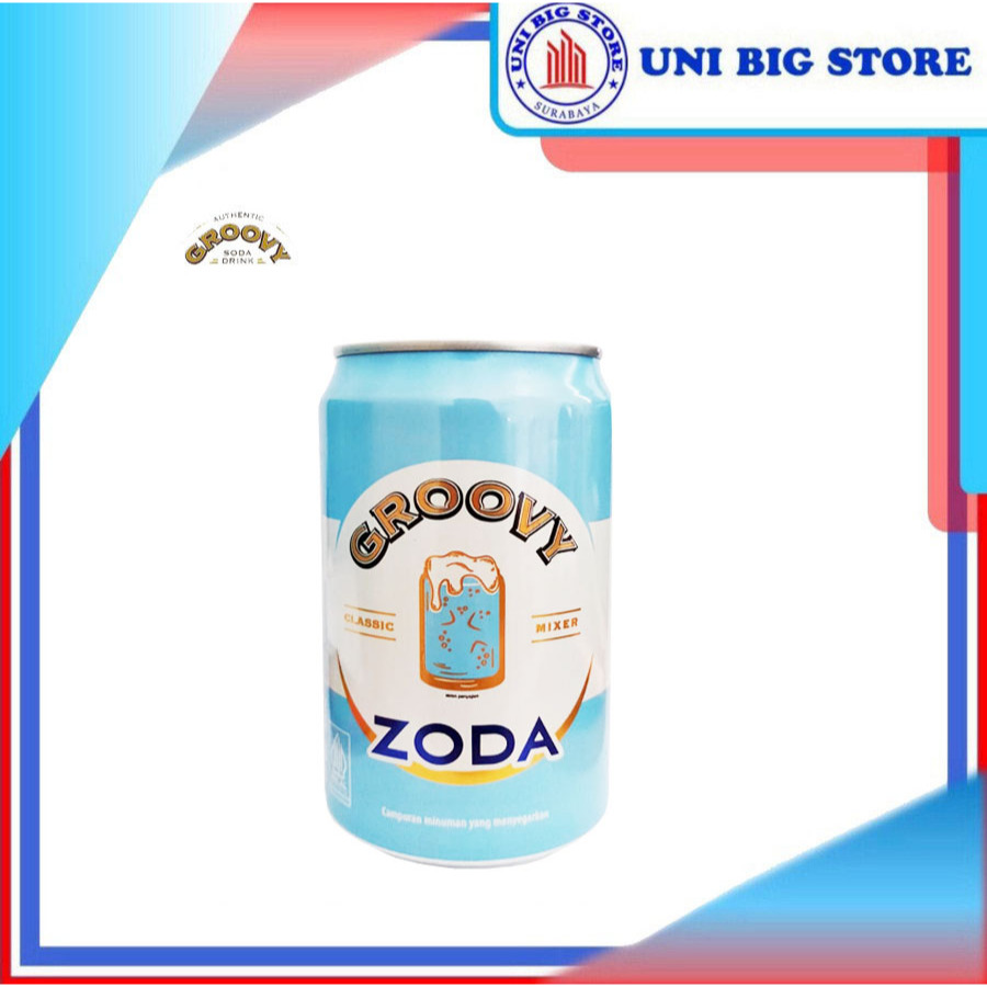 

Groovy Zoda Classic Can 330 ml Soda Water Kaleng