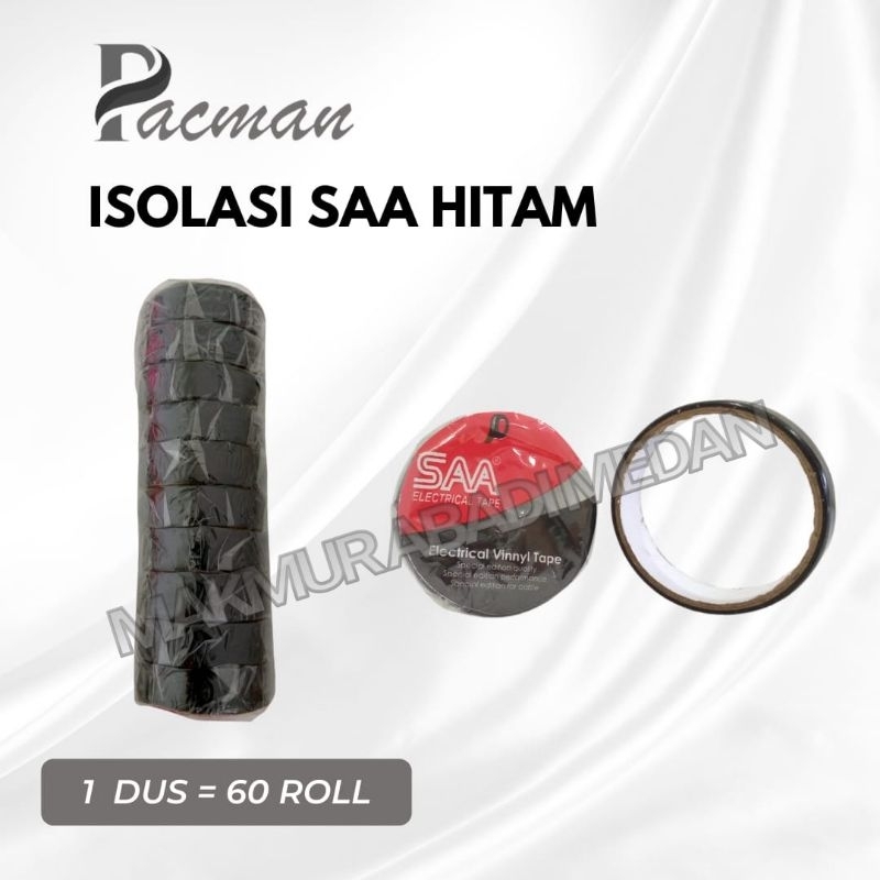 

Isolasi Listrik Hitam/Bening SAA/Pacman/Selotip Kabel Biru V-tro/Isolasi/Selotip