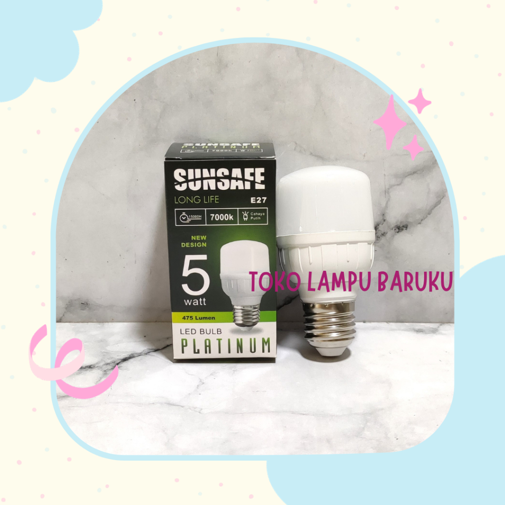 Sunsafe Platinum Lampu LED 5 Watt