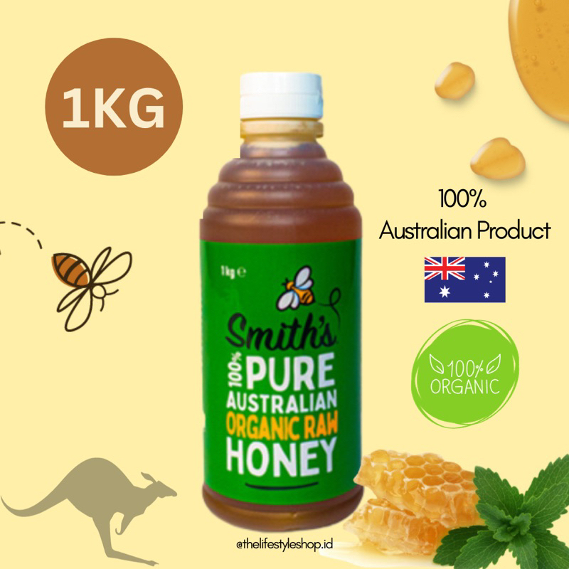 

Smith’s 100% PURE AUSTRALIAN ORGANIC RAW HONEY MADU MENTAH