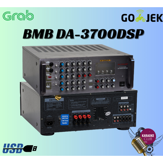 AMPLIFIER BMB DA 3700 DSP / DA-3700 DSP / DA3700 DSP MIXER KARAOKE GARANSI RESMI BMB