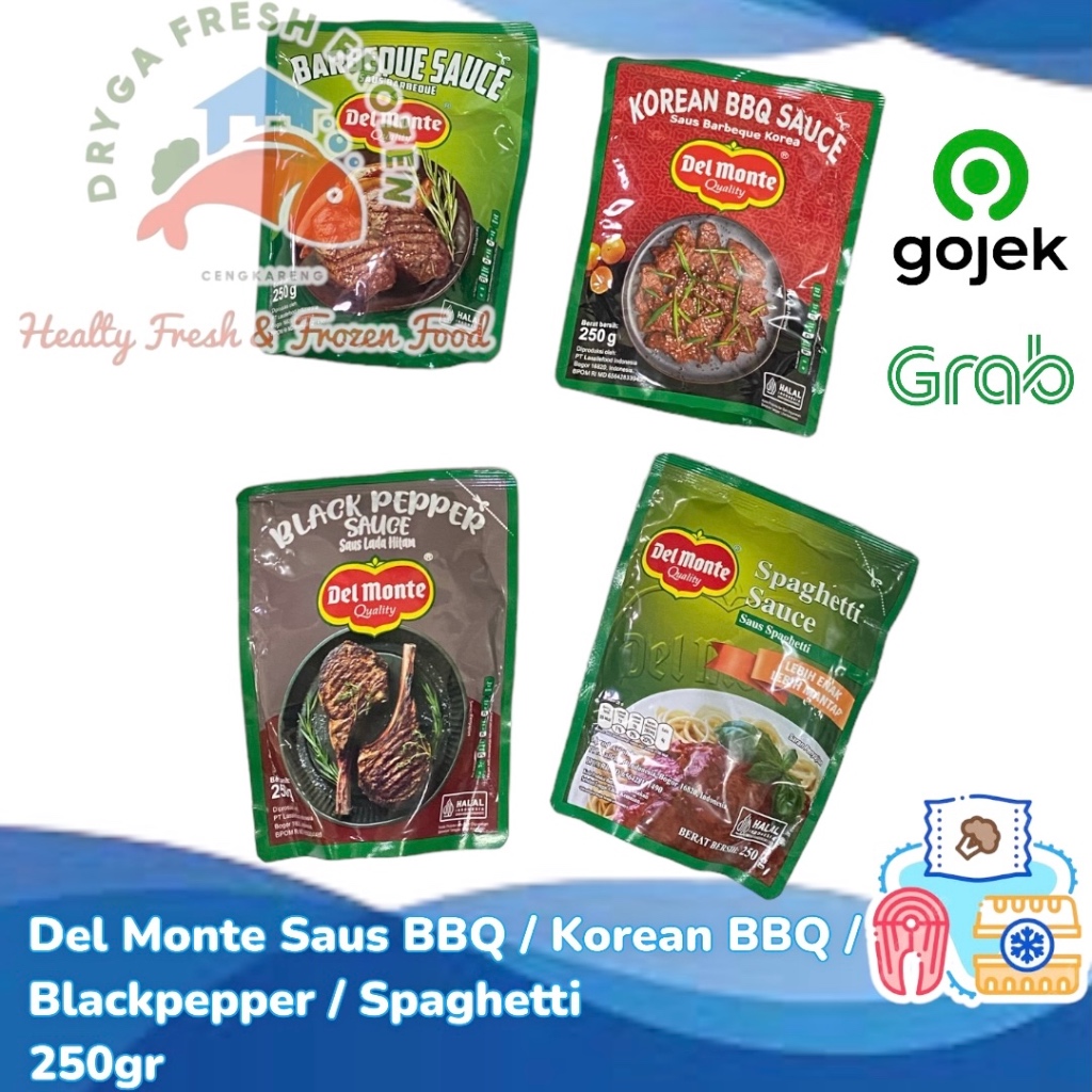

Del Monte Blackpepper Korean BBQ Saus Barbeque Spaghetti Pouch 250gr
