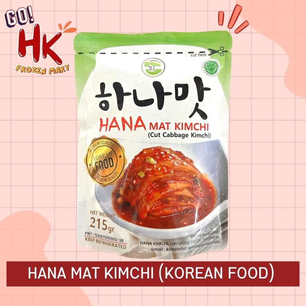 

Kimchi Hana Mat 215gr HALAL | Makanan Korea Korean Food PREMIUM HK Frozen Mart