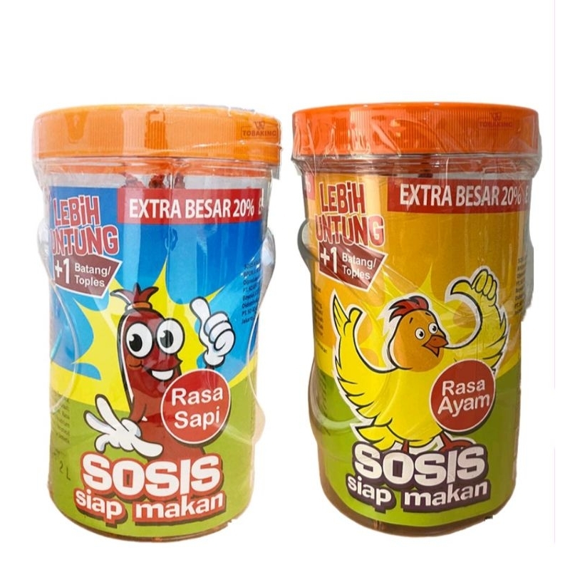 

( 1 toples isi 25) sosis so nice - sosis siap makan sosis toples