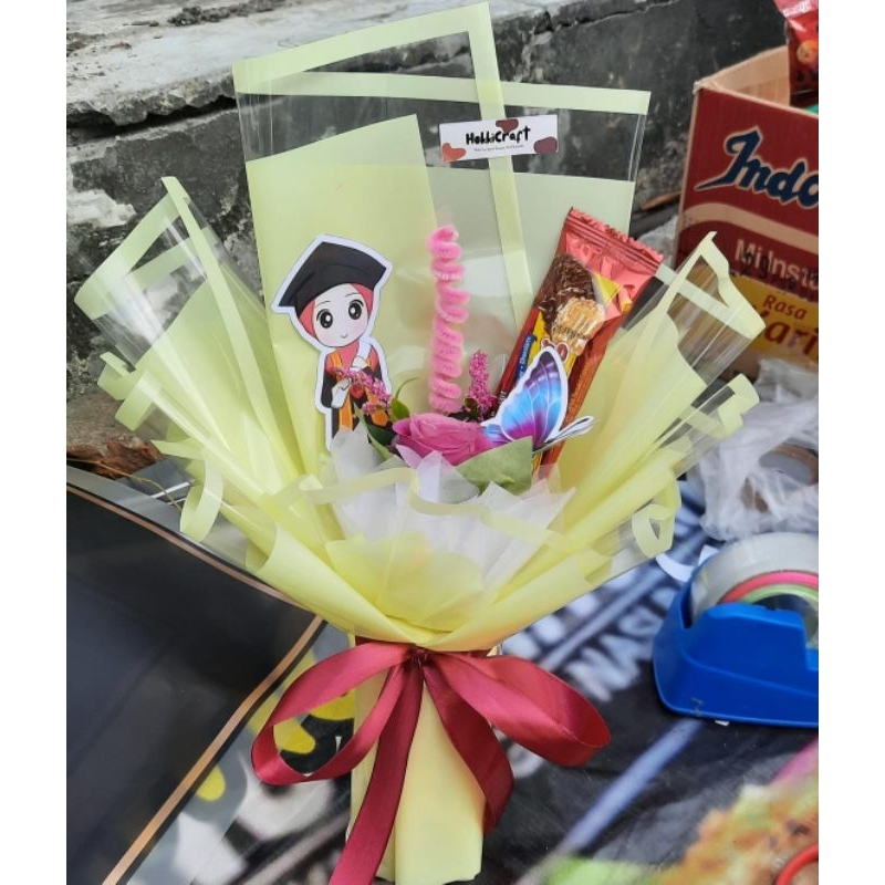 

kado buket Wisuda murah / buket mini