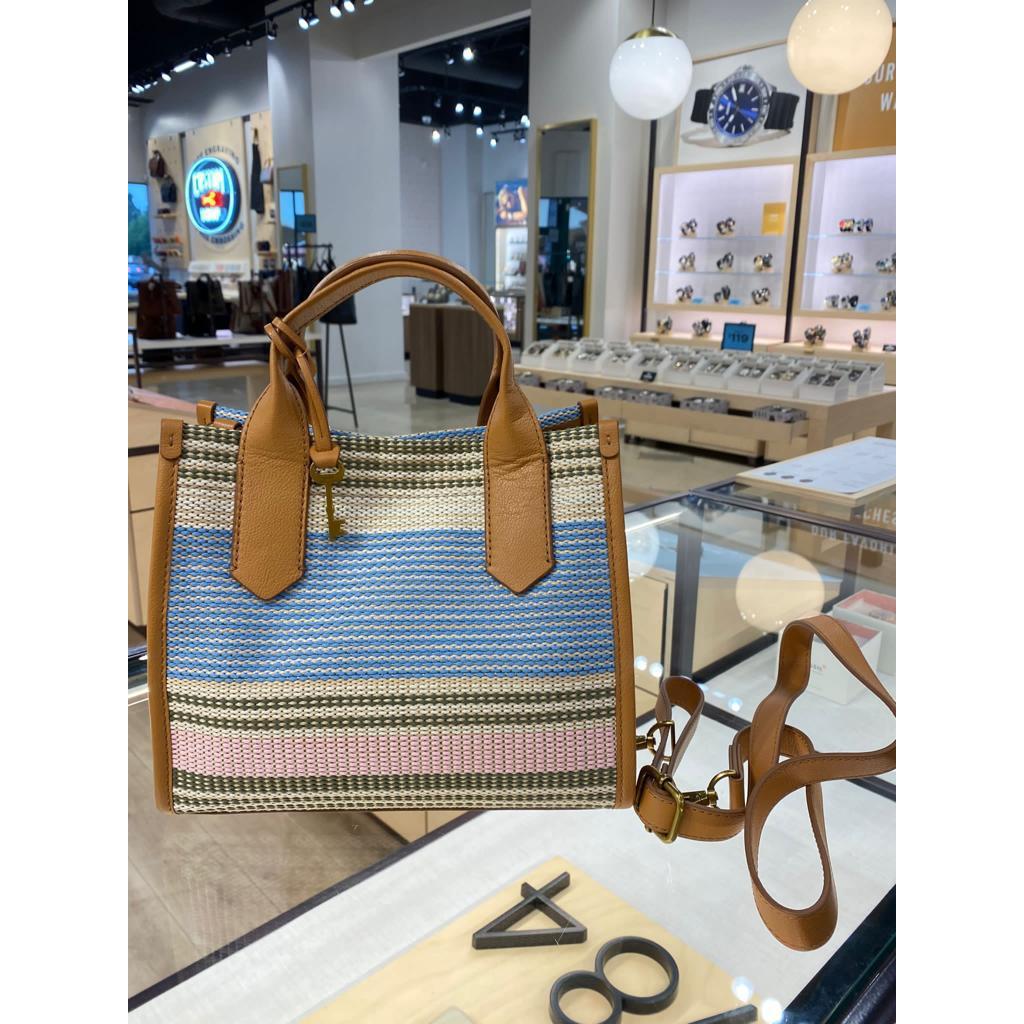 tas branded Kyler satchel ecru