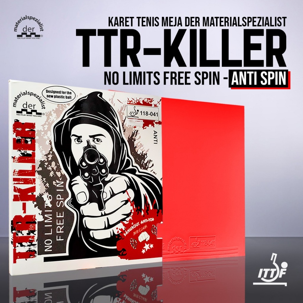 Karet Bat Tenis Meja Der Materialspezialist TTR Killer Anti Spin