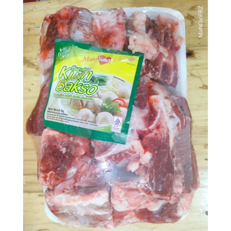

iga sirip rusuk sapi spesial iga kuah lengkap bumbu sop 1kg ( best seller )