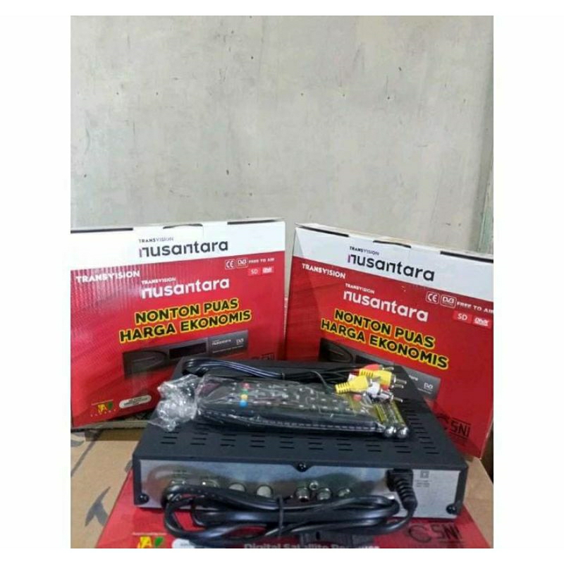 Receiver Tanaka Nusantara Merah Putih/Transvision SD