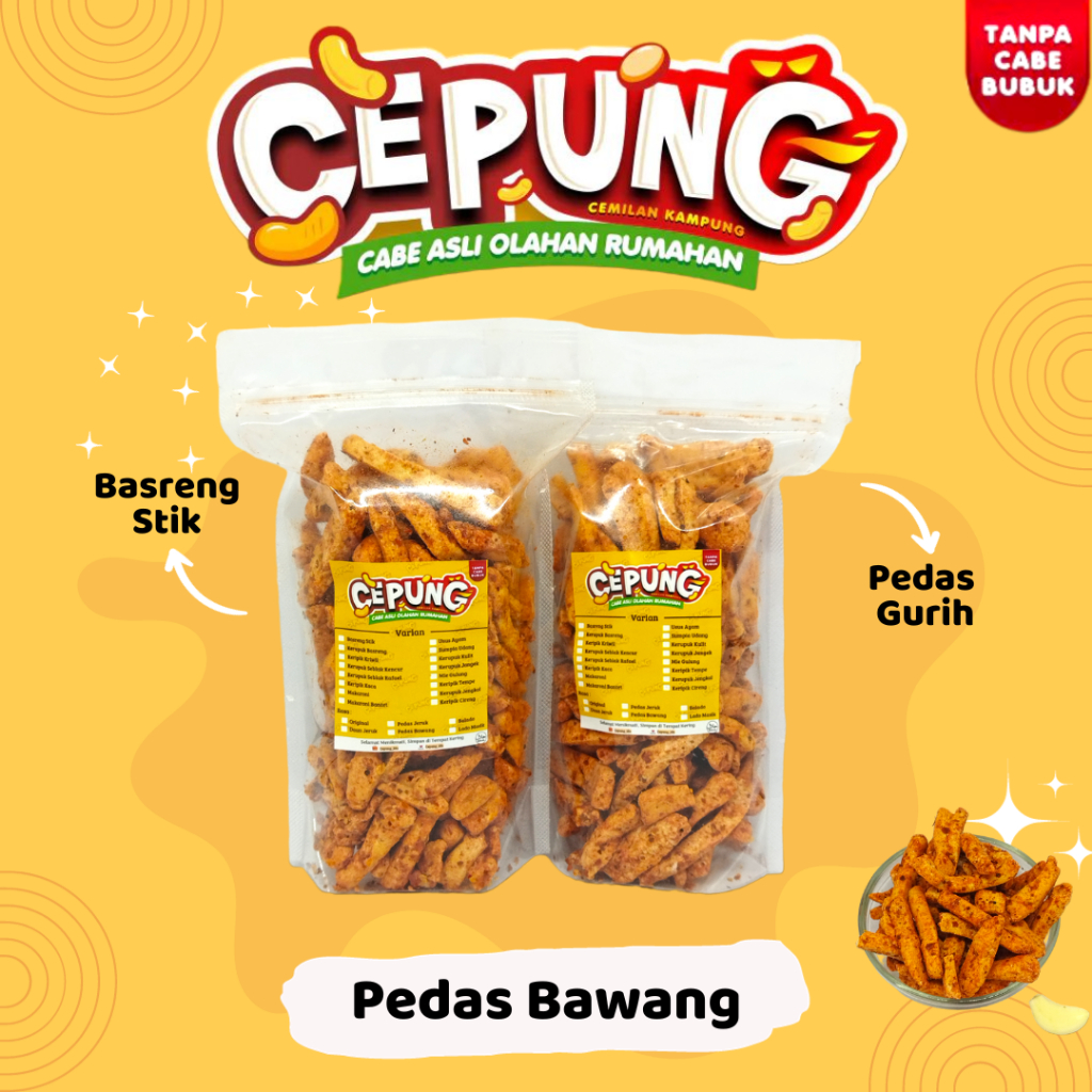 

BASRENG STIK RASA PEDAS BAWANG BASRENG GURIH 100GR ANTI RADANG