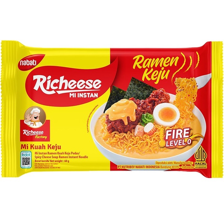 

Richeese Ramen Keju 65gr