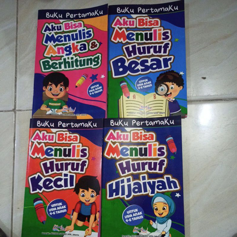 Buku Anak TK/Paud 4-6 Tahun Aku Bisa Menulis