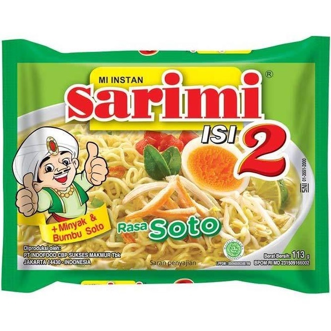

Sarimi Isi 2 Soto 113gr