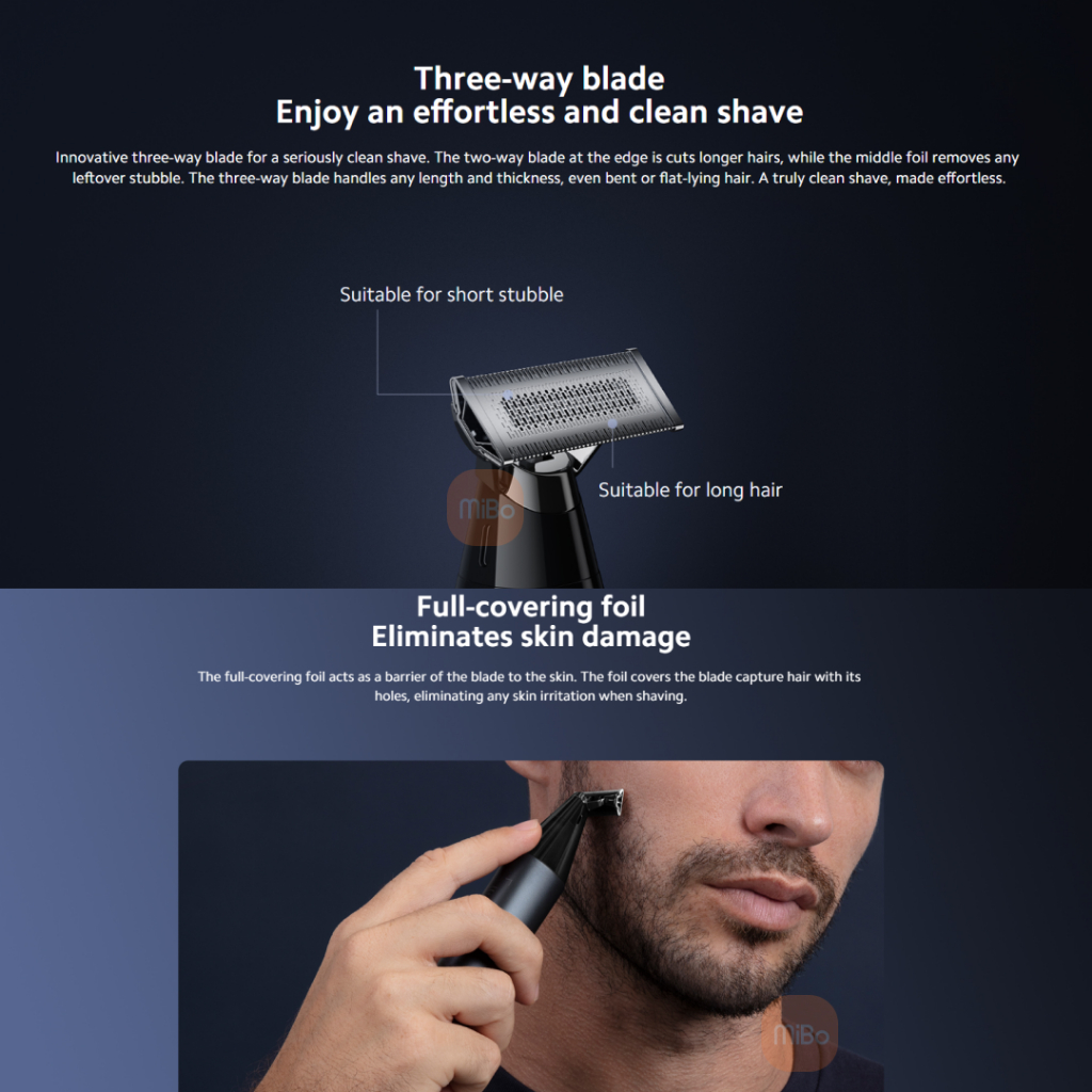 Xiaomi UniBlade TrimmerAlat cukur elektrik  IPX7* waterproof-1
