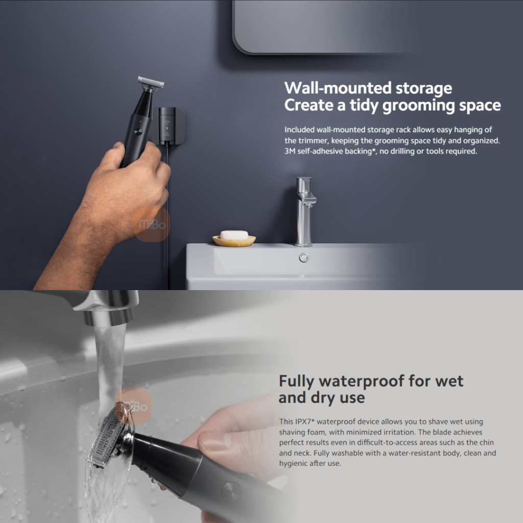 Xiaomi UniBlade TrimmerAlat cukur elektrik  IPX7* waterproof-4