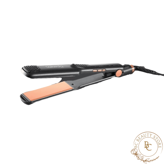 Takeda Catok F8019BC Keratin Golden Coating Straightener 40mm/Catok smooting/Free Color Luminique Ra