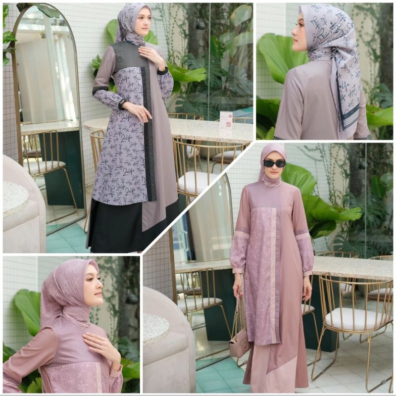 Dress Zalifa Alisah Series. Gamis Zalifa. Alisah Dress Zalifa