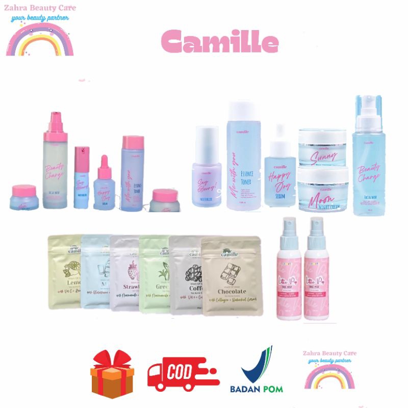 [ECER] Skincare Camille by Nadsavv ORI 100% | Day Cream Night Cream Toner Moisturizer Facial Wash Se