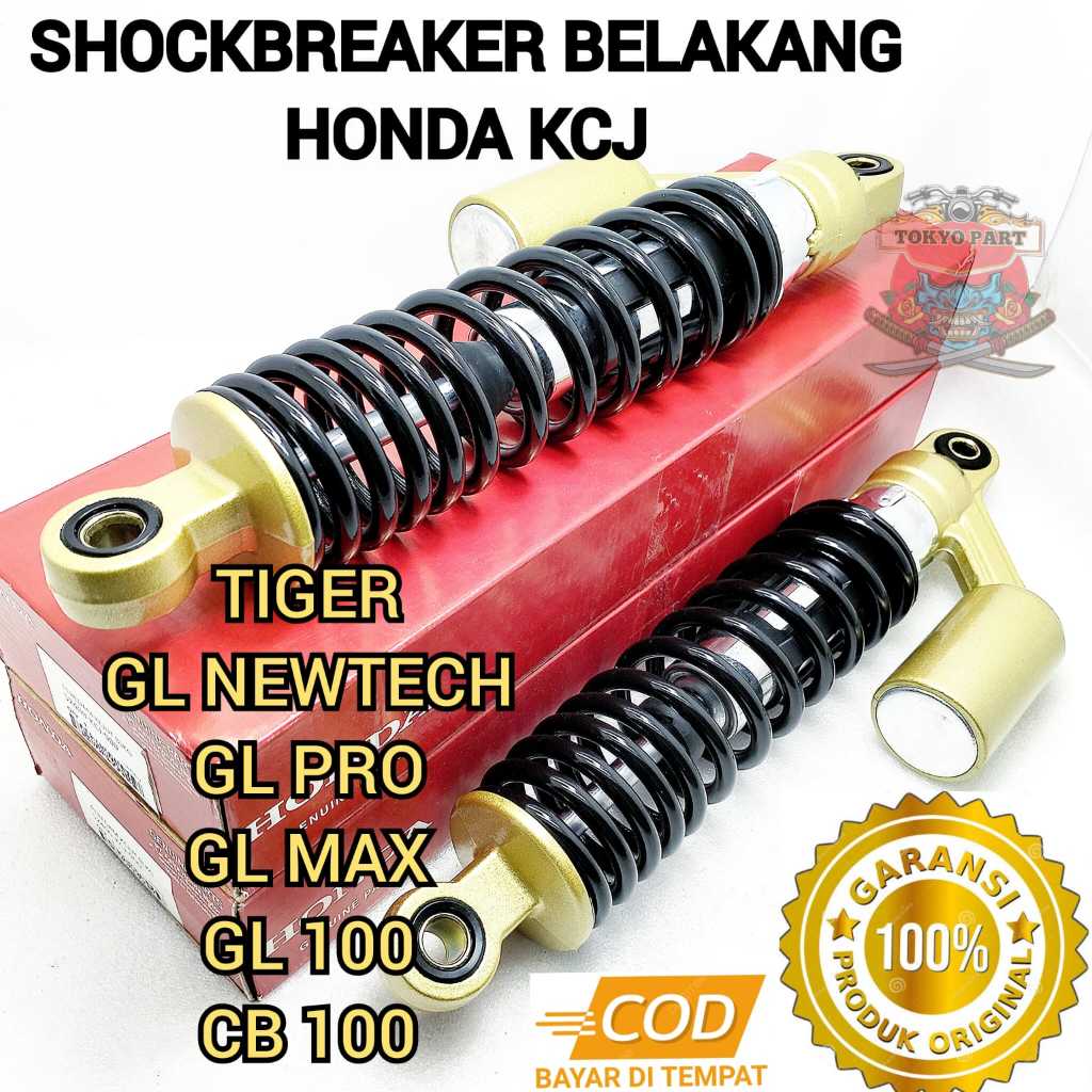SHOCKBREAKER TABUNG BELAKANG HONDA KCJ KUALITAS ASLI ORIGINAL HONDA UNTUK MOTOR TIGER MEGA PRO LAMA 
