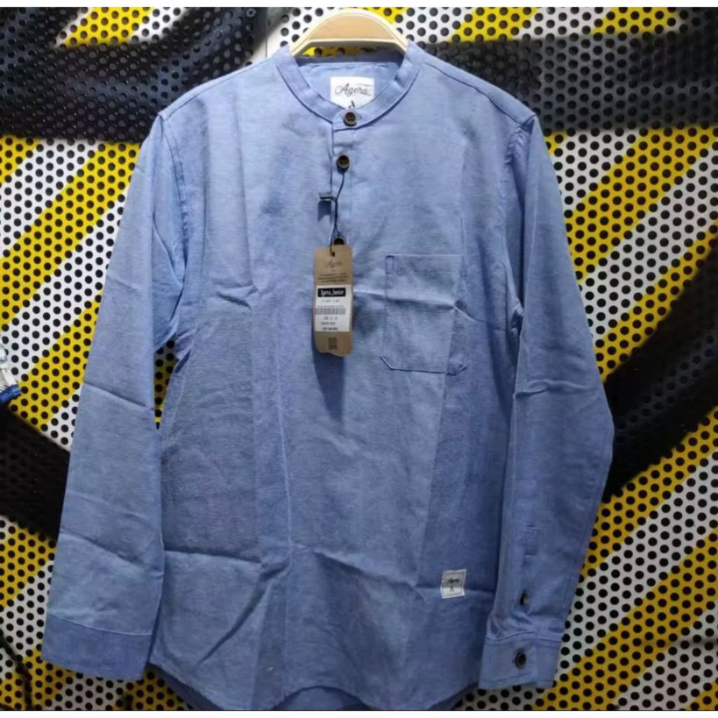 Baju Kemeja Koko Agera by Sajuak Anak Lengan Panjang / Mohon Baca Detail Sizenya Dideskripsi Untuk P