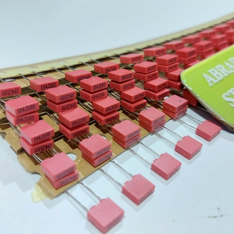 CAPASITOR MKM 104/100V MILAR MKM 100N RENTENG (10 PCS)