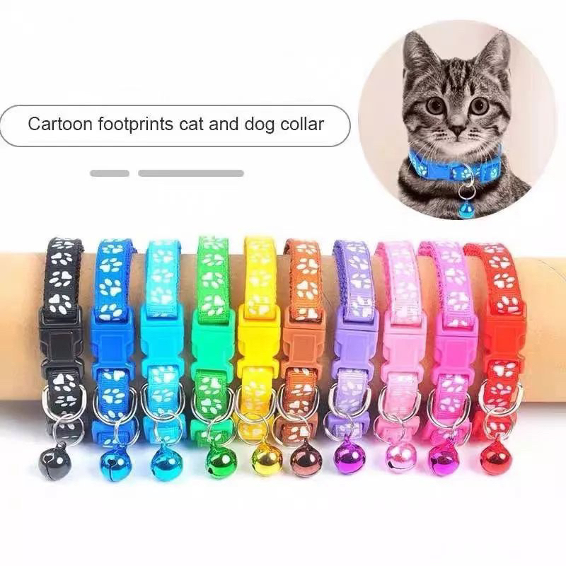 Pet Collar | Kalung Kucing Lonceng Hewan Peliharaan / Aksesoris Kalung Hewan / Tali Leher Anjing Mot