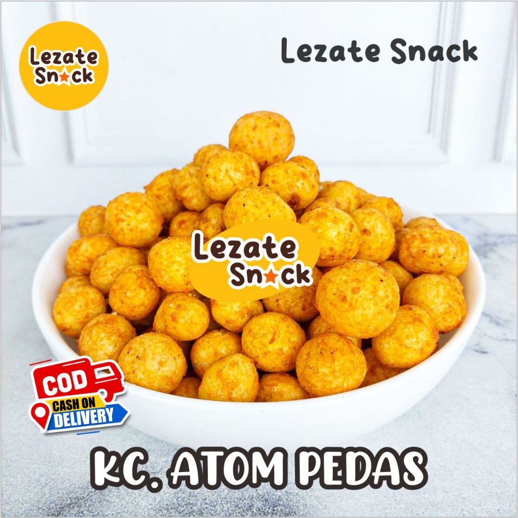 

Sedap Snack - Kacang Atom Oven Pedas 250GR Enak Murah Renyah / Kacang Atom Kiloan Matador Gangsar Garuda Bledugh Jambu Panda Renyah Gurih Original