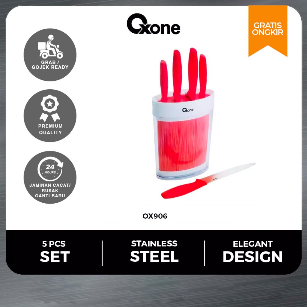 Oxone  OX906 Pisau Chef Knife Pisau Dapur Multi Purpose Knife