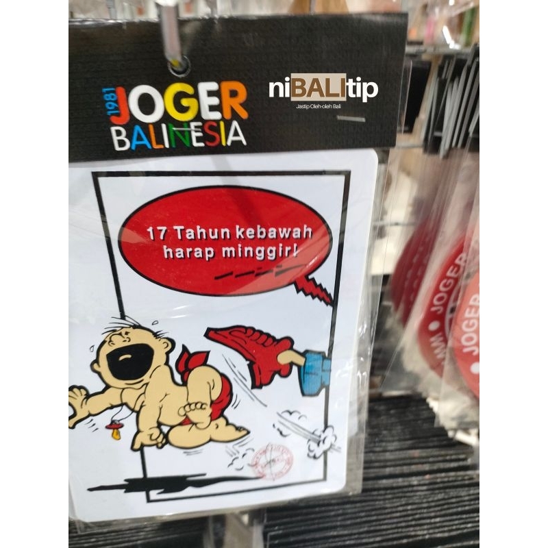 

STIKER KATA KATA JOGER | OLEH OLEH BALI