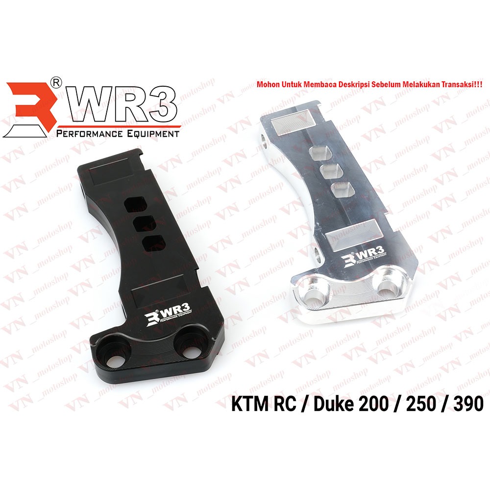 Breket Kaliper WR3 Depan KTM RC/ DUKE 200 / 250 / 390