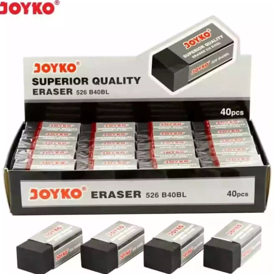 

☇✯✱ Penghapus / Stip Joyko Hitam Kecil (40PCS)