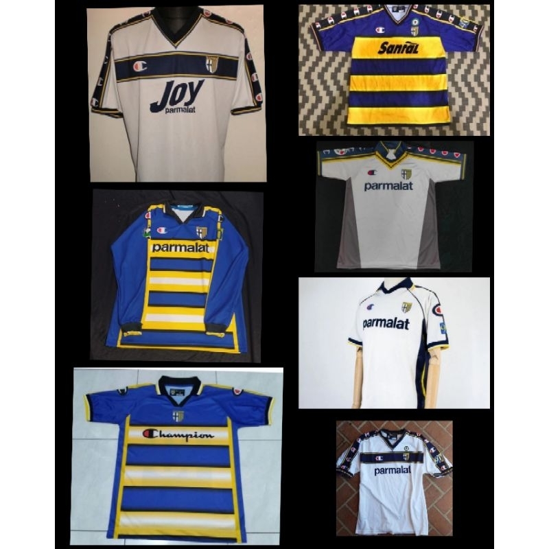 Jersey Parma 2002 Away/Jersey Parma 2001/Jersey Parma 2003 Home Away/Jersey Parma 2000 Away/Jersey P