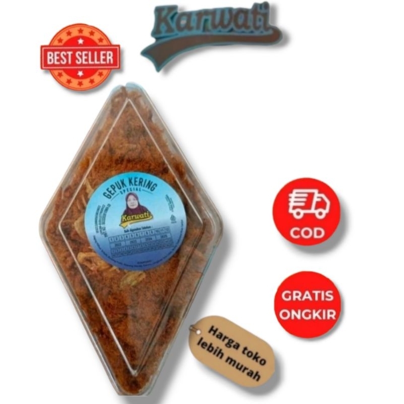 

Gepuk Ayam Karwati Cruncy Khas Cianjur 125gr