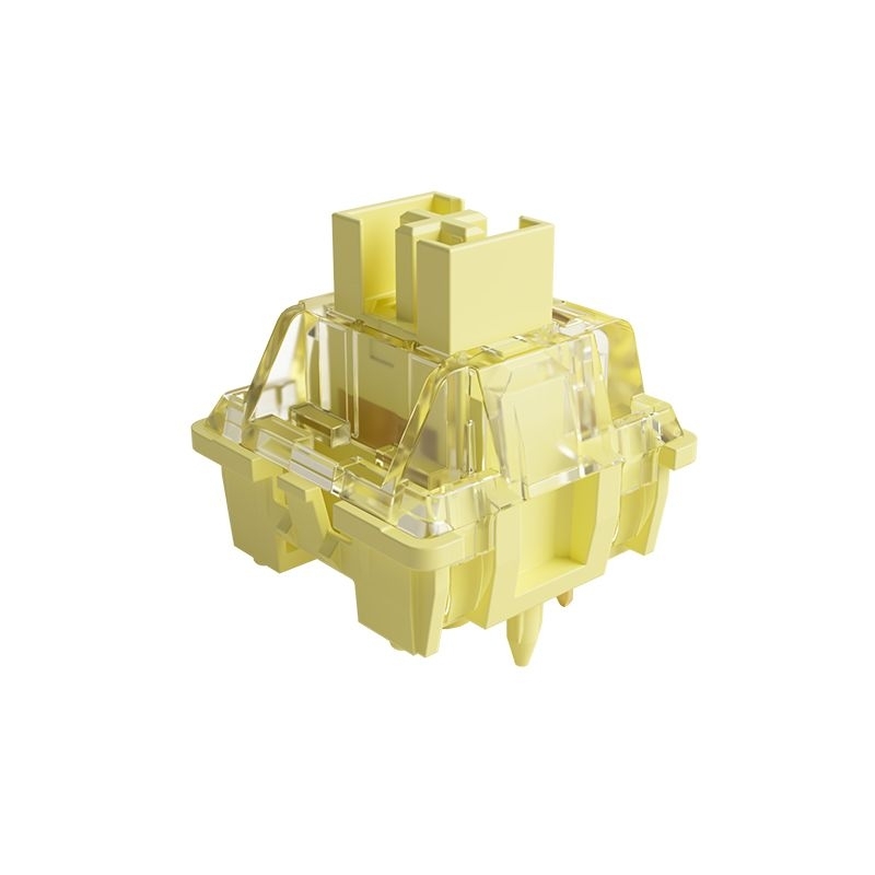 Lubed Akko Cream V3 Yellow Pro Linear Mechanical Switch with Krytox 205g0 + 105 oil