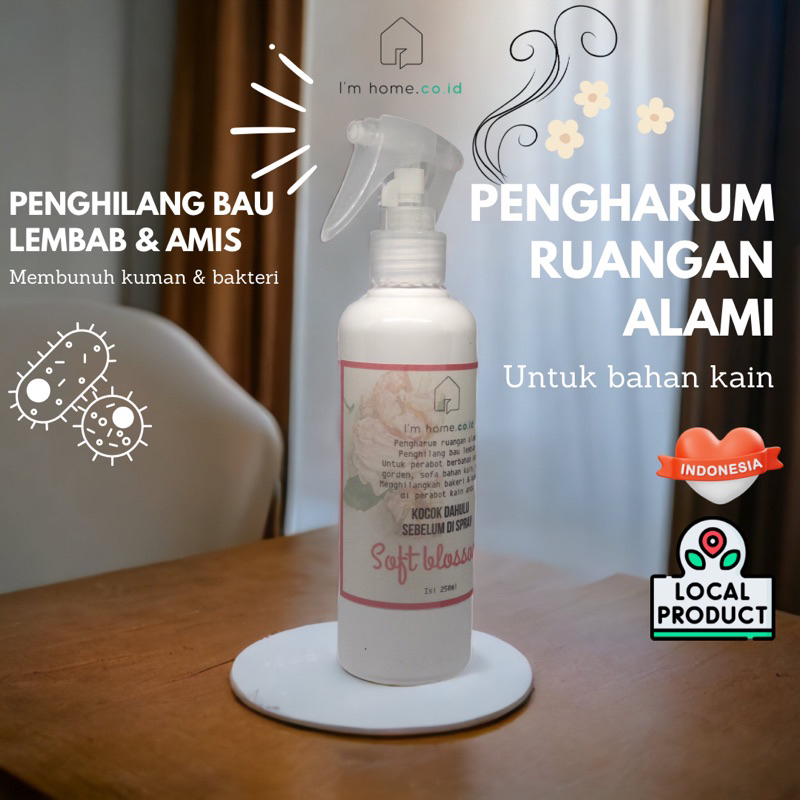 Pengharum Ruangan Alami penghilang bau lembab dan amis membunuh bakteri dan kuman untuk perabot kain