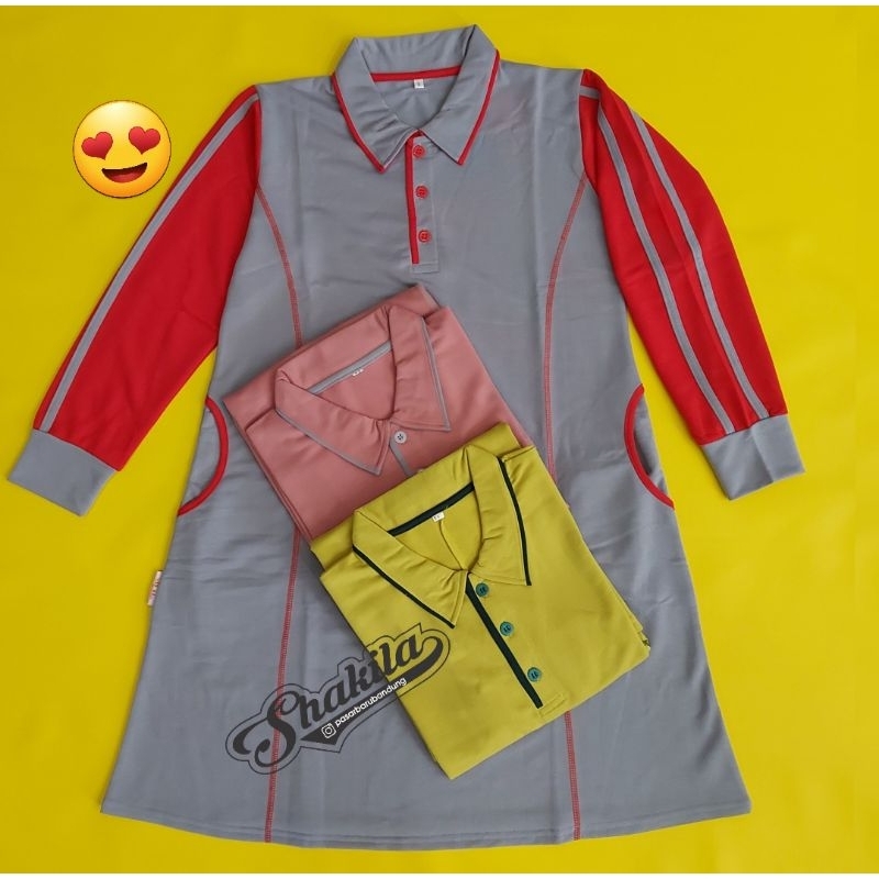 Tunik Kaos Sport Casual / Kaos Terbaru / Tunik Kaos / Kaos Tunik