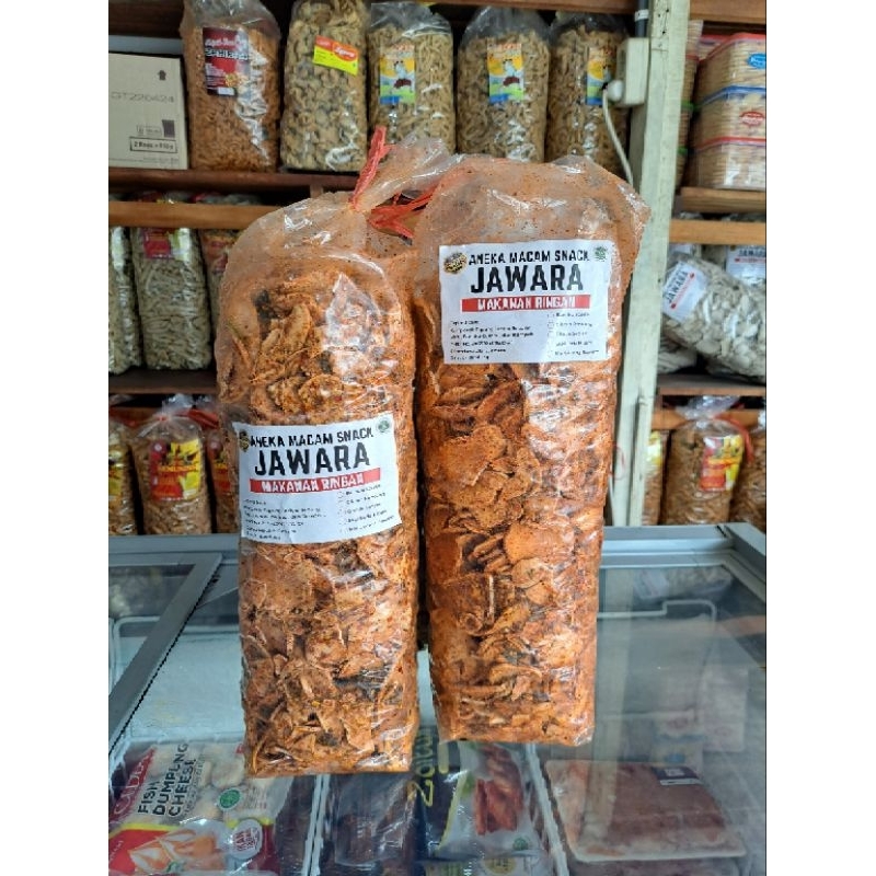 

Basreng Jawara Pipih Pedas Daun Jeruk 2KG