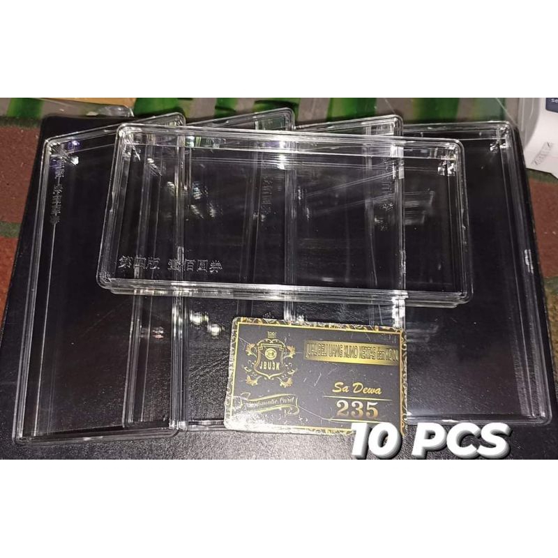 10 pcs mika gepokan / mika pelindung uang gepokan