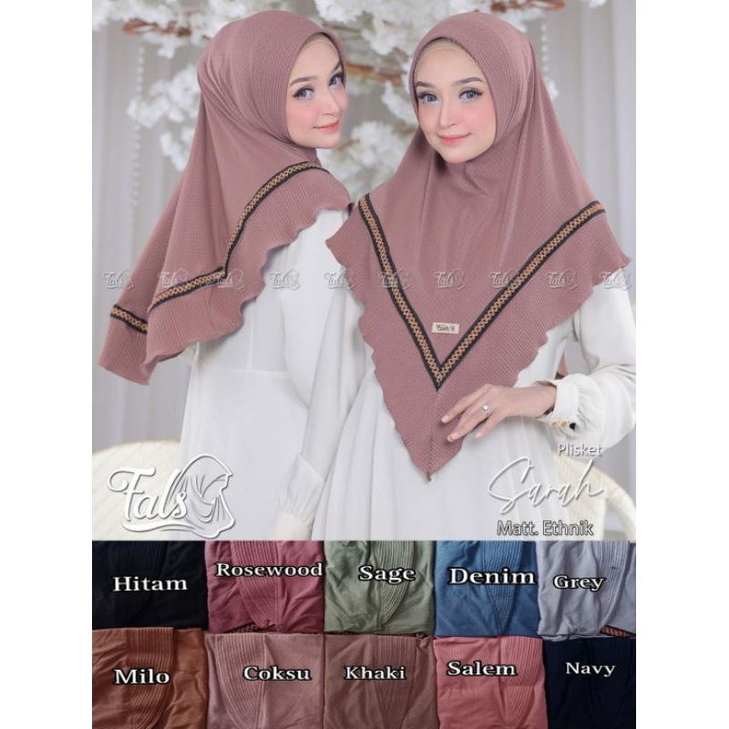 Sarah Fals plisket sarah fals hijab fals hijab sarah fals sarahfals jilbab sarah fals original fals 