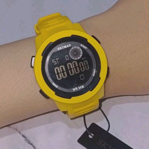 Jam Tangan SKYMAX 2206 Cowok Cewek Waterproof Bisa Dibawa Berenang