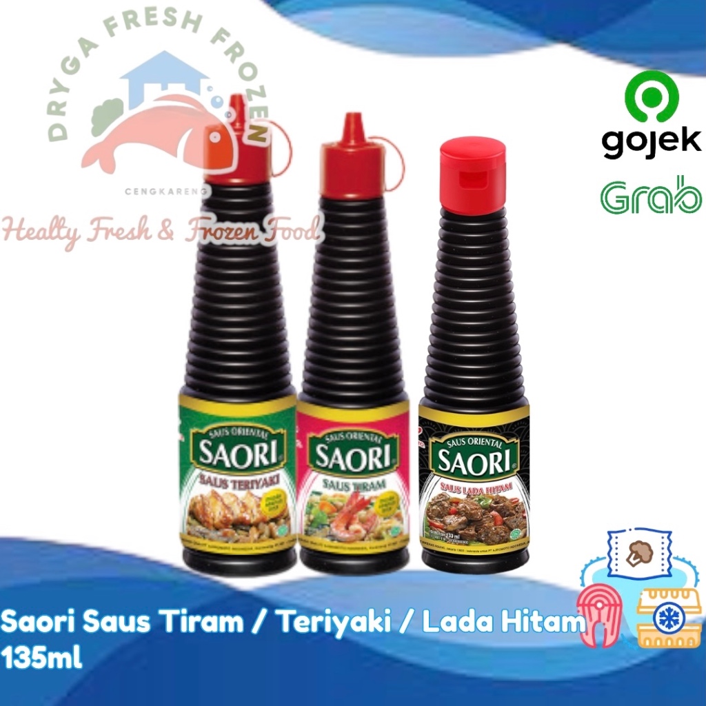 

Saori Botol Saus Tiram Teriyaki Lada Hitam 135ml