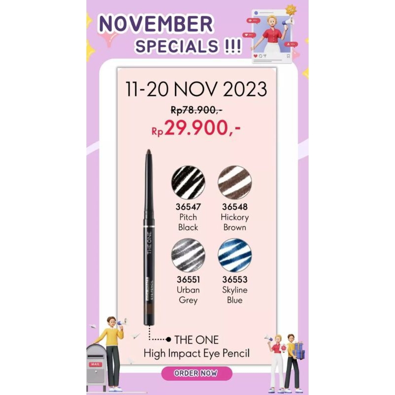 The One Eyeliner Waterproff dari Oriflame