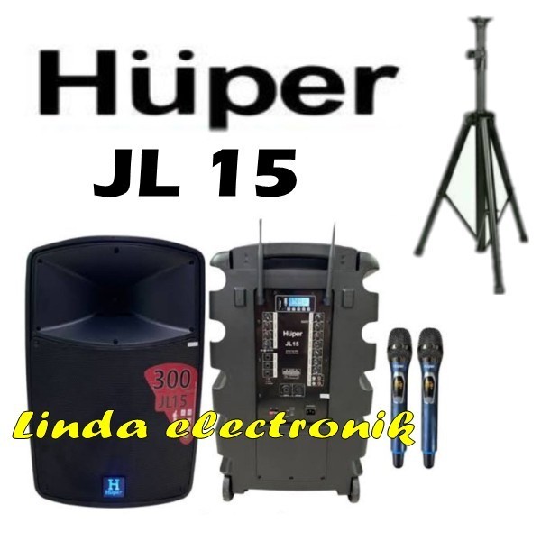 speaker portable wireless huper JL15 huper Jl 15 HUPER JL15 Huper gl15 gl 15