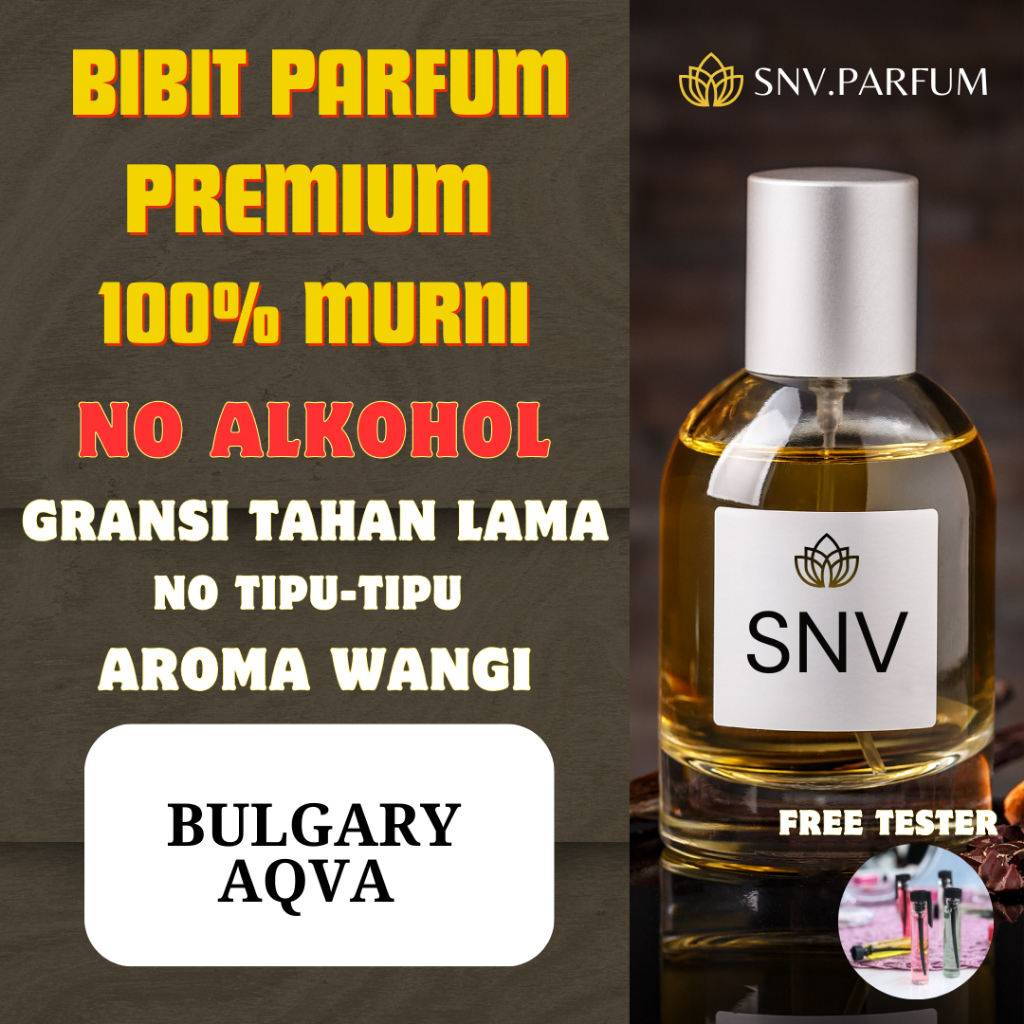 PARFUM FULL BIBIT 100% BULGARI AQUA