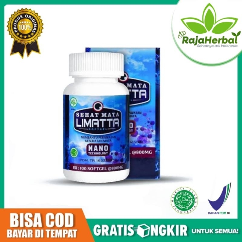 Limatta Sehat Mata Softgel Original Asli Obat Mata Pterygium & Minus