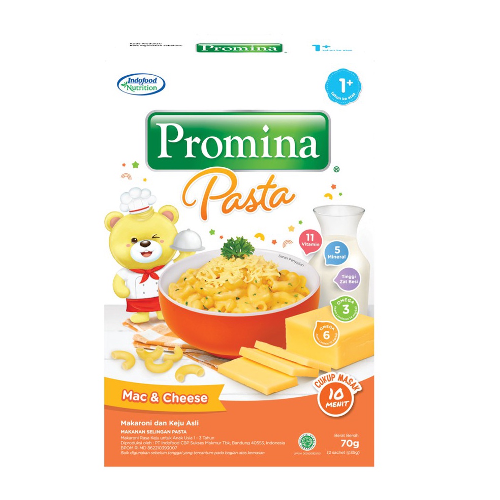 Lagi murahHh6H1 Promina Pasta Mac n Cheese mpasi 70 gr / pasta keju bayi / Pasta 1 Tahun ladang lima