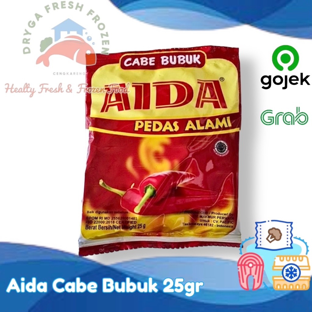 

Aida Cabe Bubuk Serbaguna Pedas Alami 25gr